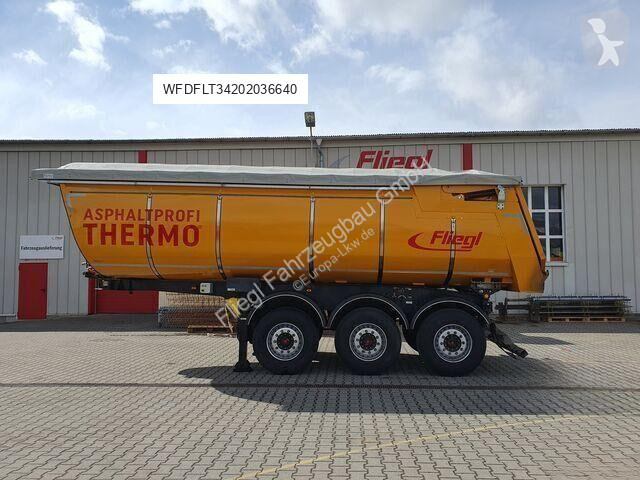 Oplegger Fliegl 3-Achs Kipper DHKA 420 Thermo -...
