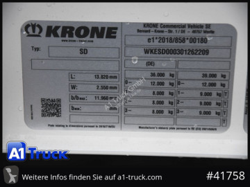 Semi remorque plateau Krone neuve