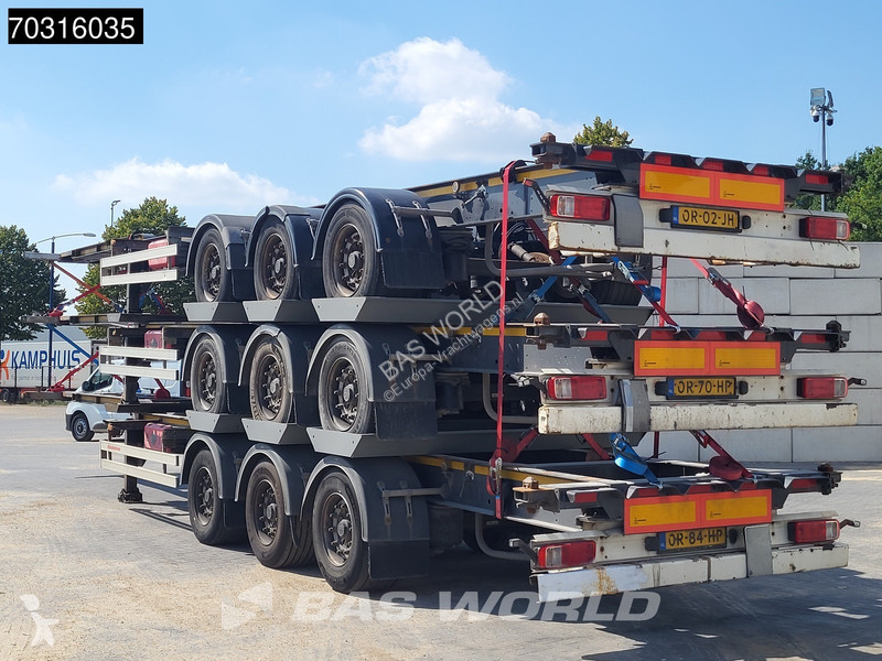 Návěs Kässbohrer CS 3 axles Lift Axle Stack