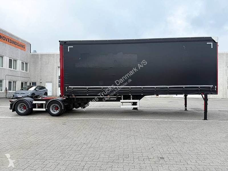 Kel-Berg 2 axle Link Curtain trailer /...
