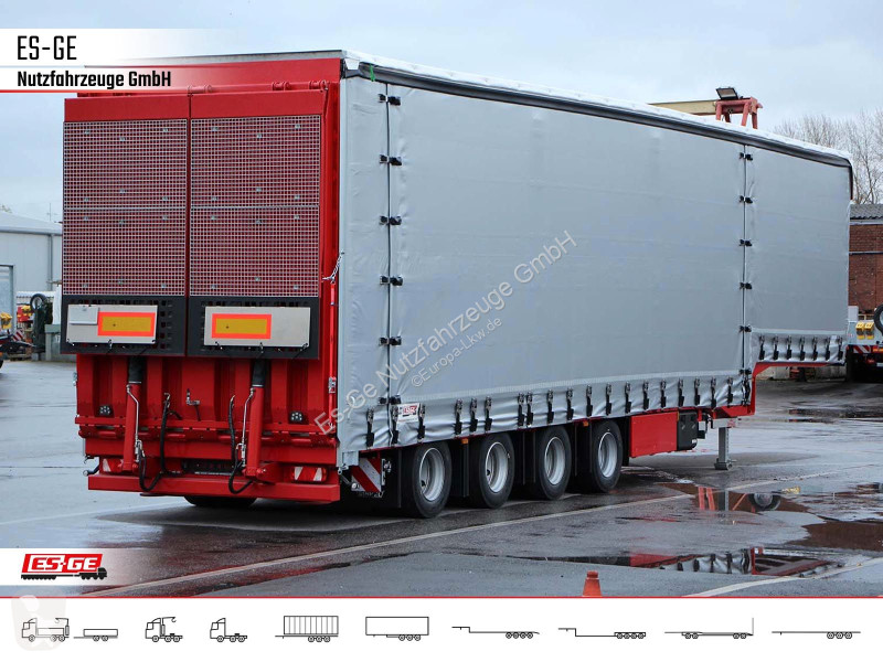 Semirremolque Dinkel 4-Achs-Jumbotieflader -...