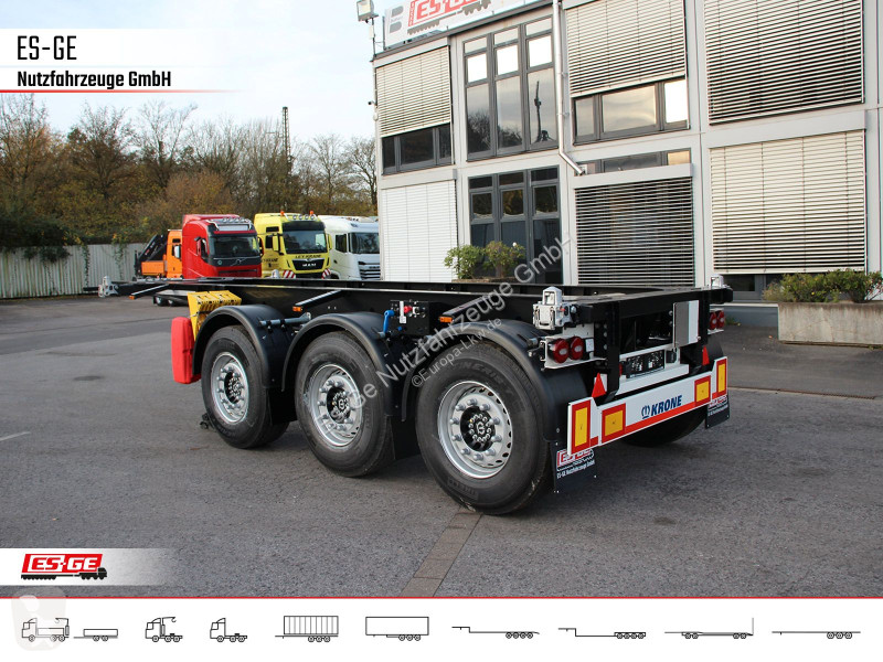 Semirremolque Krone 3-Achs-Containerchassis...