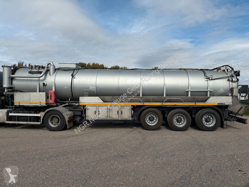 Semirremolque  KROLL Saug-Druck-Tankfahrzeug |...