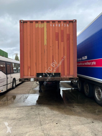 Semirremolque Van Hool 40 voet 3 asser bladvering BPW assen ZONDER container