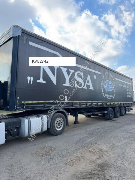Kögel MEGA, osie SAF, 1 oś podnoszona semi-trailer