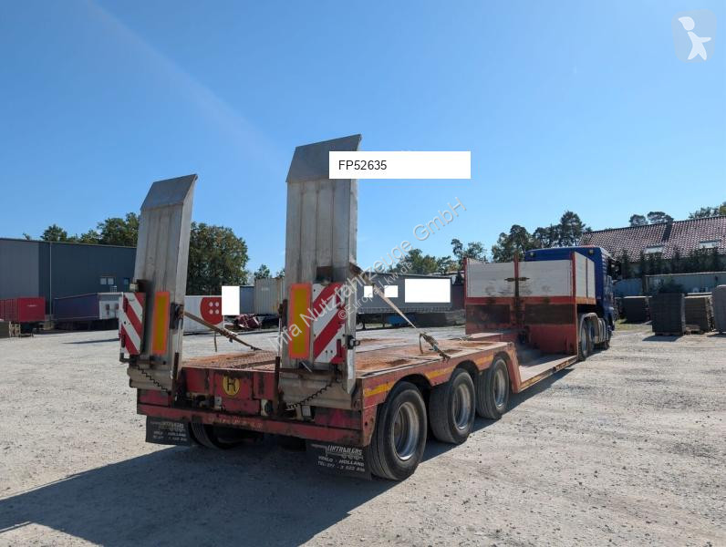 Lintrailers Tiefbet ausziehbar semi-trailer