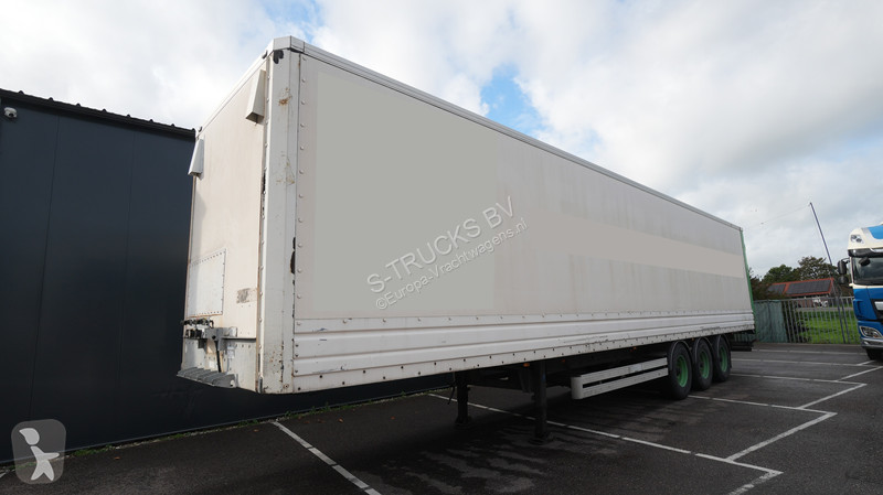 Van Hool 3 axle closed box trailer semi-trailer