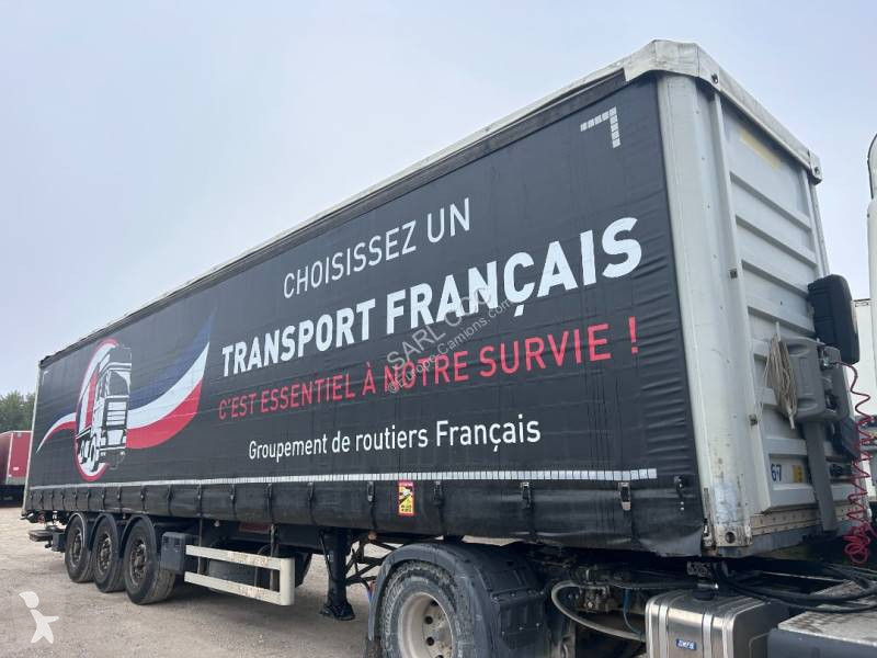 Fruehauf CC-967-FL 1 essieu relevable semi-trailer