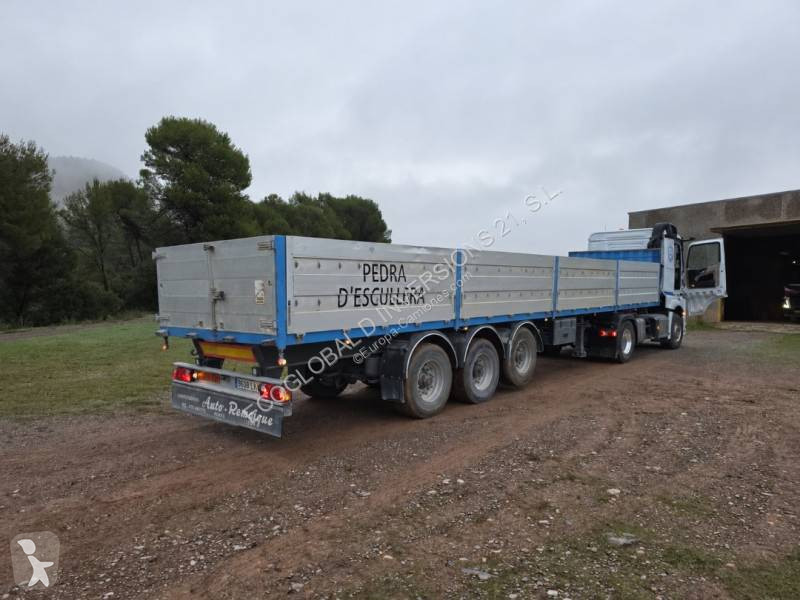 Sættevogn Fruehauf T34C con laterales abatibles...
