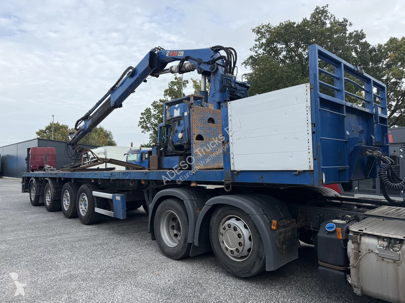 Sættevogn KWB P-504-STI-H Hiab220 kraan, SAF,...