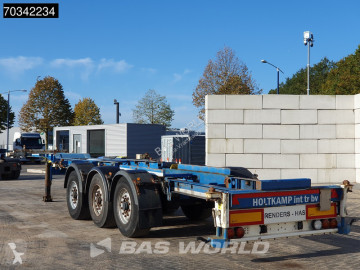 Renders container semi-trailer
