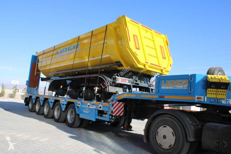 Semitrailer Lider Lowbed Prolongable ( 5 Axles...