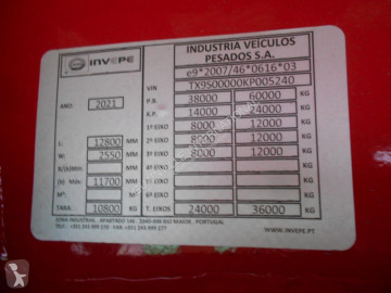 Semi remorque porte engins Invepe neuve