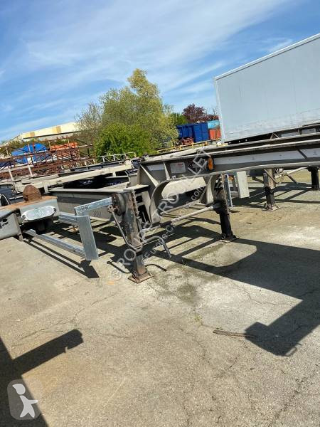 Semi remorque porte containers occasion Trouillet CHARIOT COULISSANT ...