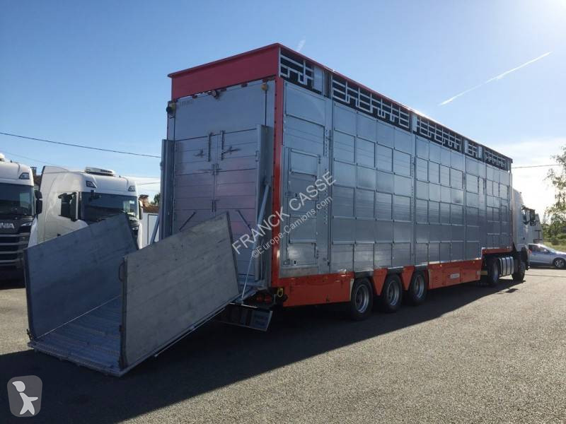 Semitrailer Pezzaioli 3 étages - 2 compartiments