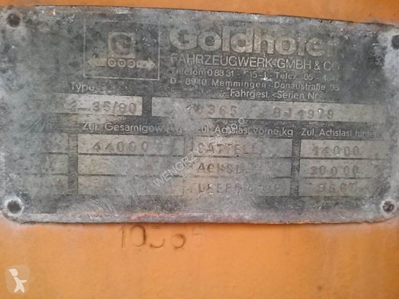 Nosič strojů Goldhofer Naczepa niskopodwoziowa...