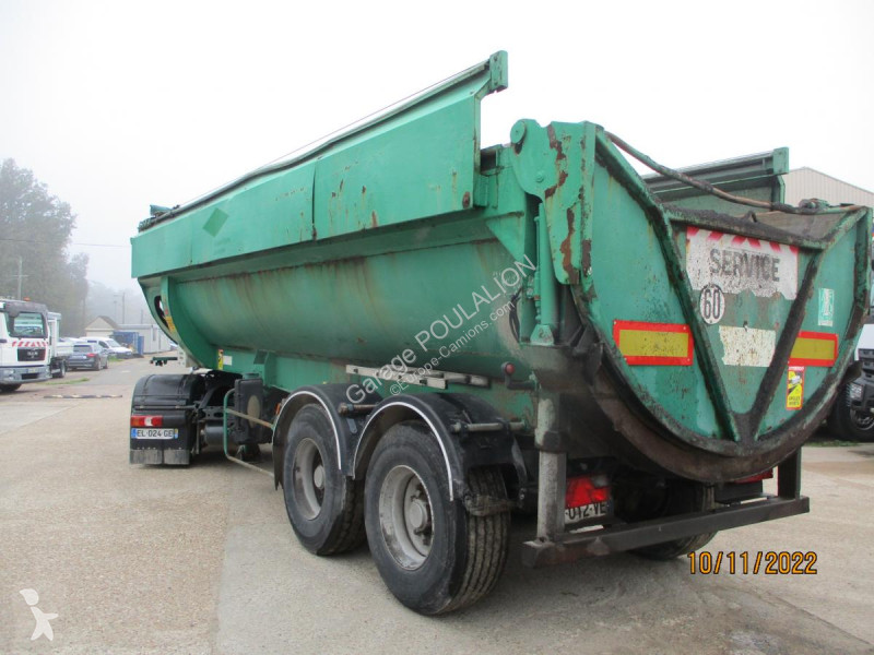 Semitrailer Pomiers 2 essieux BENNE À EJECTION...