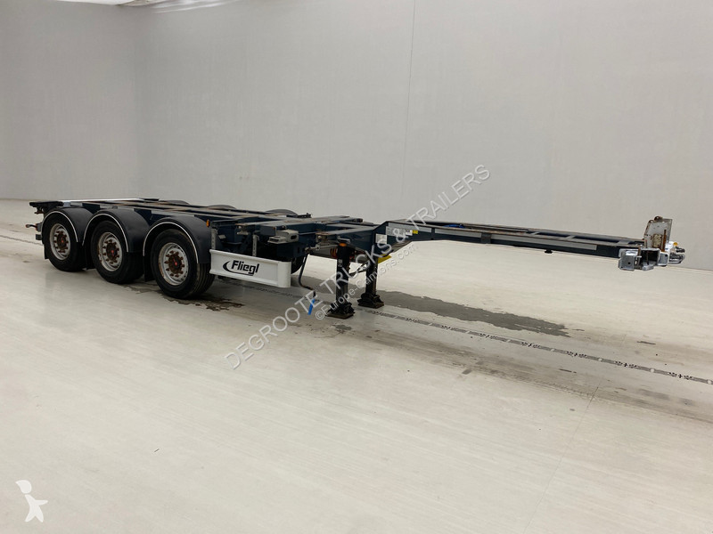 Semitrailer Fliegl Polyvalent skelet 2 x...