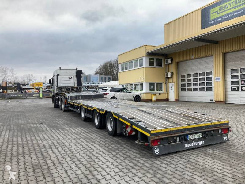 Semitrailer Meusburger 3-Achs-Tele-Semi...