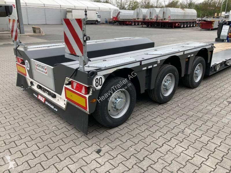 Semitrailer MAX Trailer 3-Achs-Tiefbett mit...