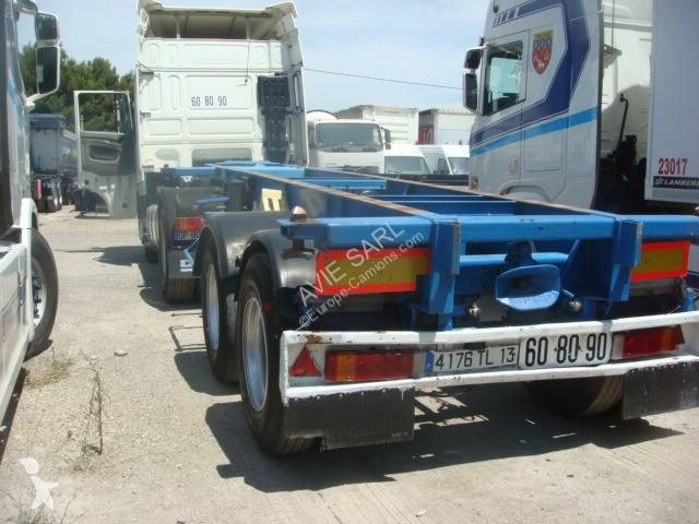 Semitrailer Asca PORTE CONTAINER 2 ESSIEUX 1996