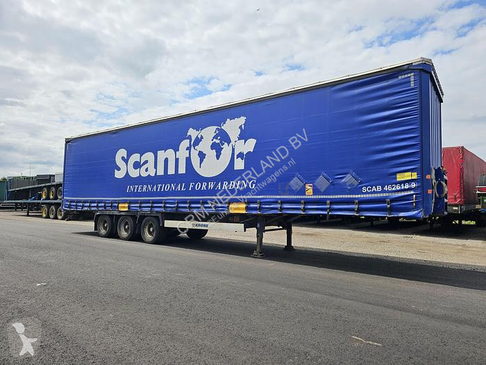 Semitrailer Krone 27 3 AXLE MEGA CURTAINSIDER...