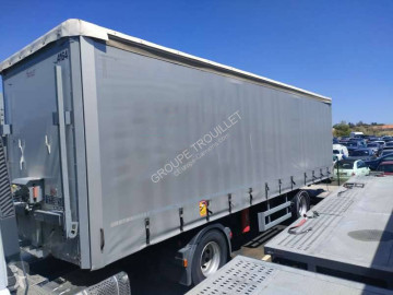 Semitrailer skjutbara ridåer (flexibla skjutbara sidoväggar) Trouillet
