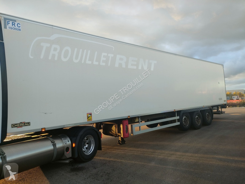 نصف مقطورة Trouillet 38 TONNES HAYON CAISSE...