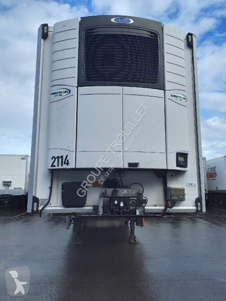 Semitrailer Trouillet FRIGO 38 TONNES HAYON...