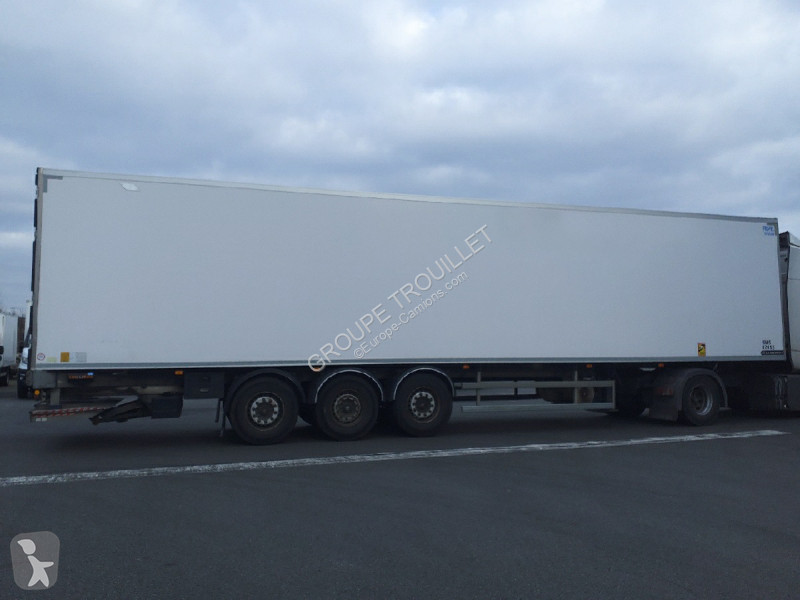 Semitrailer Trouillet FRIGO 38 TONNES HAYON...