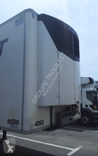 Semitrailer Trouillet FRIGO 38 TONNES HAYON...
