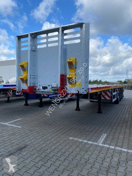 Oplegger MAX Trailer 3 osiowa platforma 2 x...