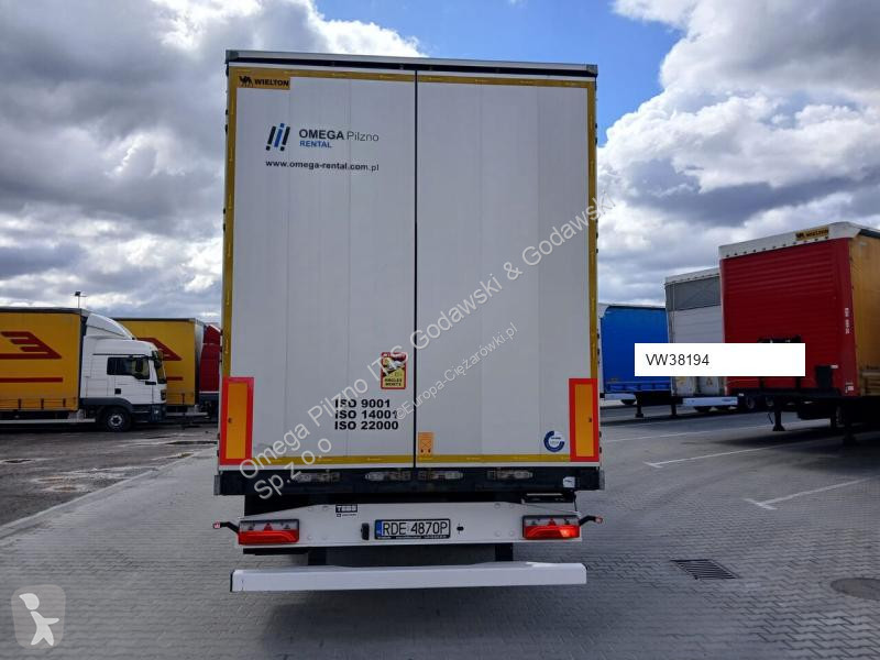 Semitrailer Wielton NS-3 Standard – podnoszona oś