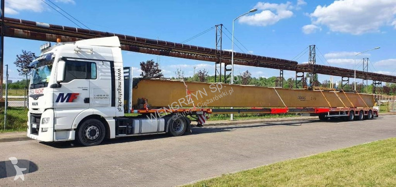 Semiremorca MAX Trailer Telemega 2 x rozciągana...
