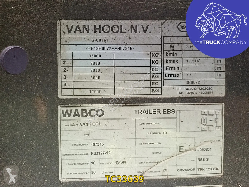 Oplegger Van Hool