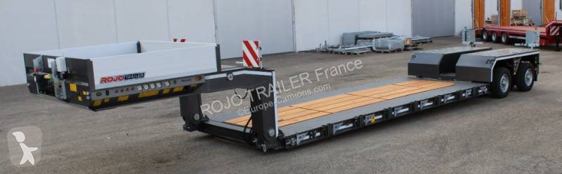Semitrailer Rojo Trailer PORTE-ENGINS...
