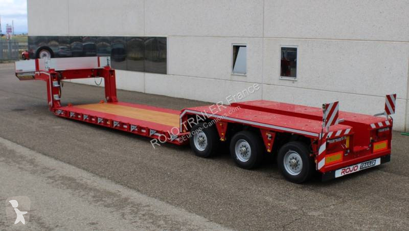 Semitrailer Rojo Trailer PORTE-ENGINS...