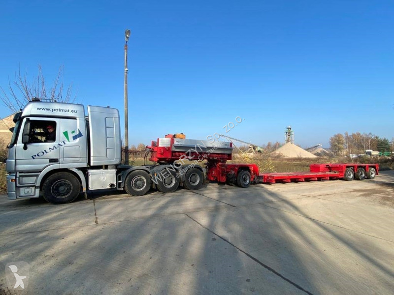 Semitrailer Naczepa tiefbett Goldhofer 3+1