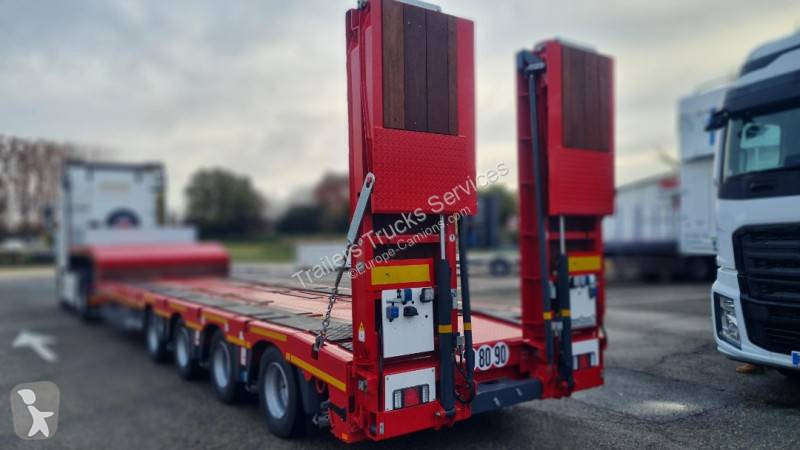 Semitrailer Nooteboom Plateau Porte Matériel