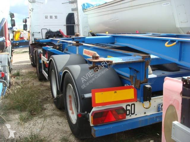 Semi remorque Fruehauf PORTE CONTAINER TIREUSE...
