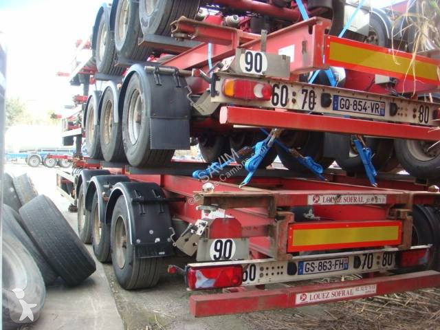 Semitrailer Asca PORTE CONTAINER ASCA CHARIOT...