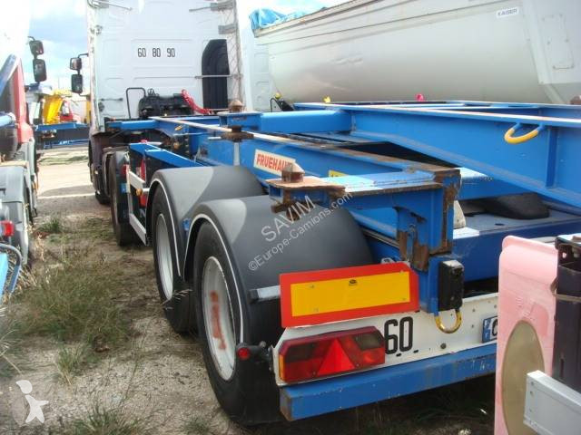 Semi remorque Fruehauf PORTE CONTAINER TIREUSE...