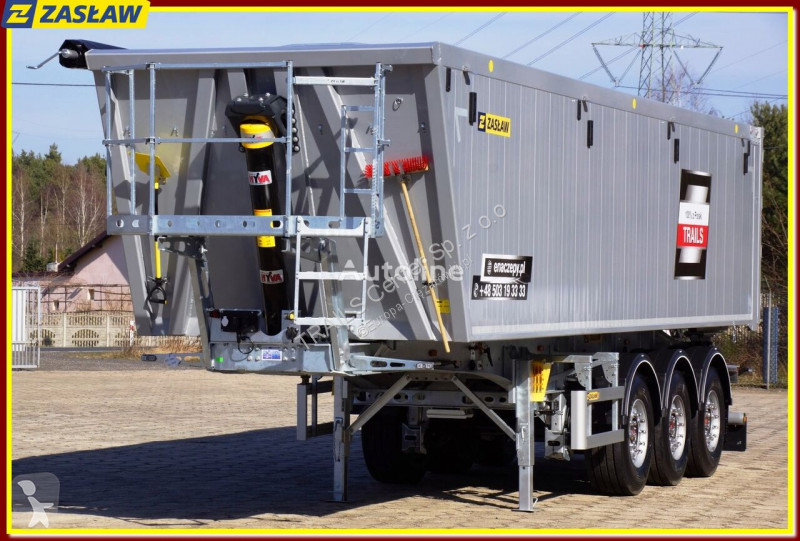 Semi remorque Zasław 43 m³ tipping semi-trailer...