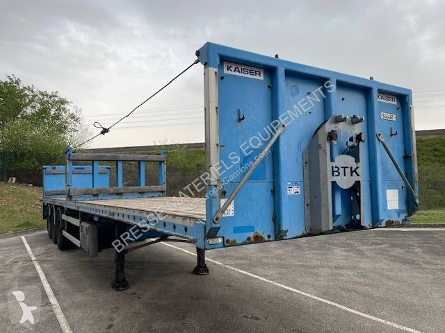 Semitrailer Kaiser plateaux 3 essieux