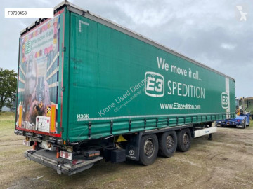 Semitrailer skjutbara ridåer (flexibla skjutbara sidoväggar) Krone