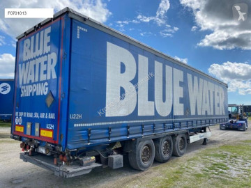 Semitrailer skjutbara ridåer (flexibla skjutbara sidoväggar) Krone