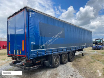 Semitrailer skjutbara ridåer (flexibla skjutbara sidoväggar) Krone
