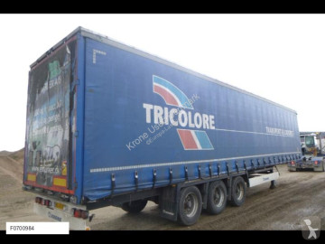 Semitrailer skjutbara ridåer (flexibla skjutbara sidoväggar) Krone