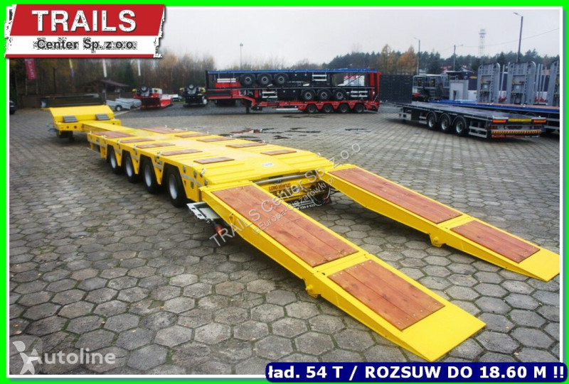 Semirimorchio Mega 4 axle low floor 18.600 m....