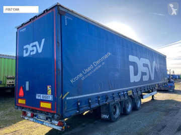 Semitrailer skjutbara ridåer (flexibla skjutbara sidoväggar) Krone